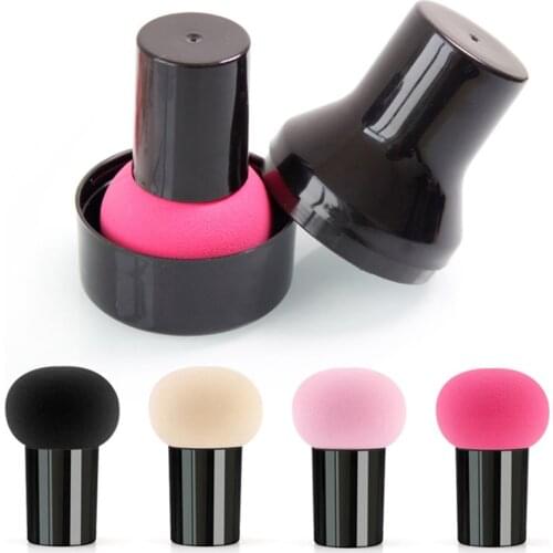 Portable Makeup Puff Sponge Blending Foundation Concealer Cosmetic Puff Mushroom Head Smooth Beauty Make Up sponge for Travel