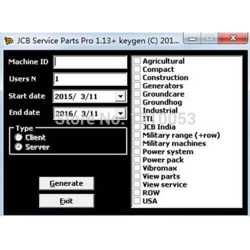 JCB spp 1.13~1.18 keygen unlock