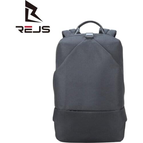 REJS LANGT Brand Mens Backpack USB External Charge 15.6 Inch Laptop Bag Casual School Backpacks Waterproof Travel Bags Mochila