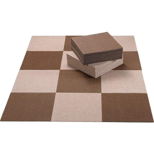 Adhesive Free Self Suction Splicing Carpet Floor Mat Home Living Room Bedroom Bathroom Stairs Non-slip Mat Waterproof oil proof