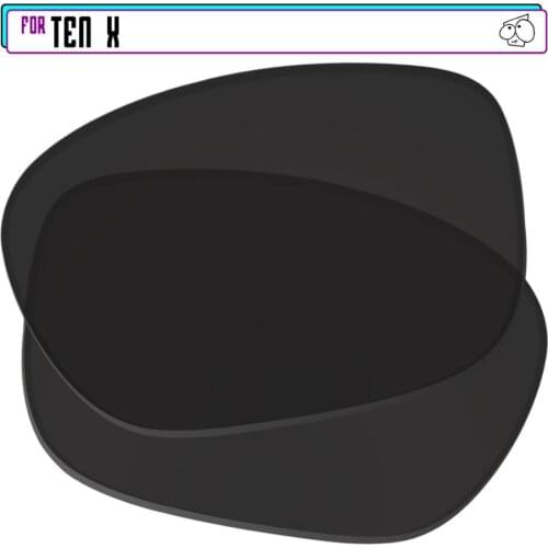 EZReplace Polarized Replacement Lenses for - Oakley Ten X Sunglasses - Black