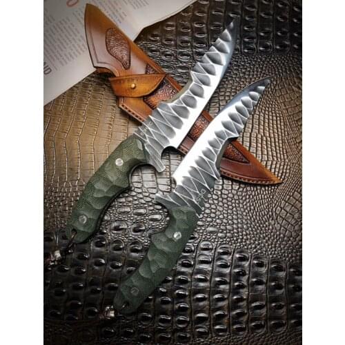 DC53 Steel Full Tang Hunting Knife Fixed Blade Hand Tool Sharp Outdoor Camping Survival Tactics Straight Knife