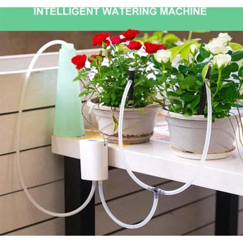 Intelligent Watering Rechargeable Automatic Watering Timer Plants Water System Irrigation Tool For Home Office Potted Plants