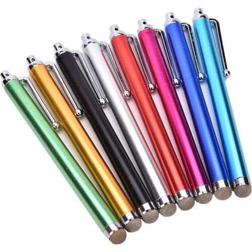 Clip Design Universal Soft Head For Phone Tablet Durable Stylus Pen Capacitive Pencil Touch Screen Pen