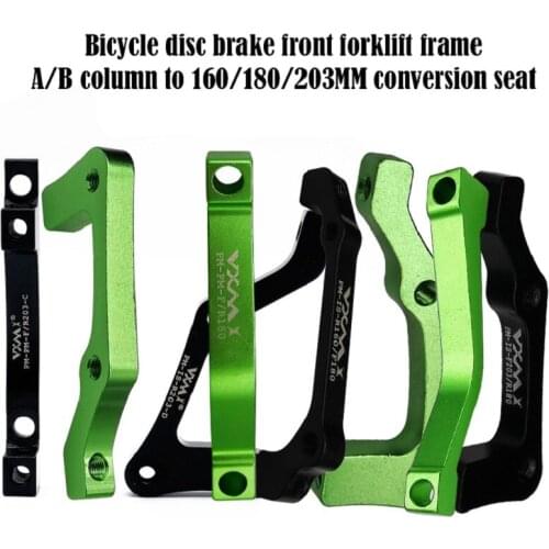 Bike Disc Brake Front Forklift Frame A/b Column To 160/180/203Mm Conversion Seat Bike Disc Brake Adapter Bicycle Accessories