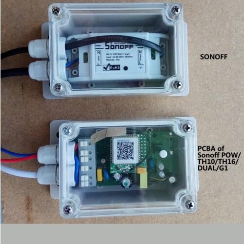 SONOFF IP66 Waterproof Case Switch Junction Box Apply To Sonoff Basic/Pow/Dual/TH10/TH16/G1 Smart Home Automation Module