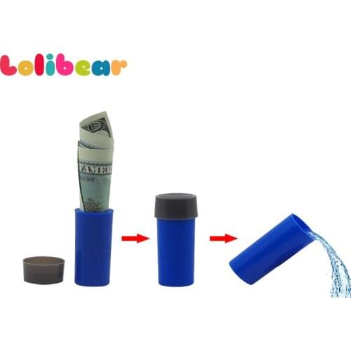 Money Turns Into Water Magic Tricks Close up Magia Water Appearing from Bottle Magie Illusion Gimmick Props Toys for Children