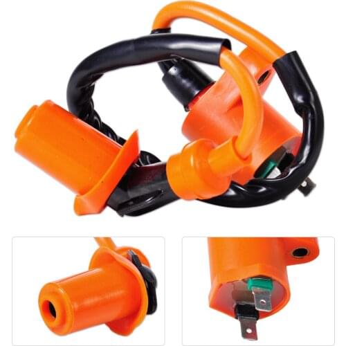 High Performance Racing Ignition Coil Fit for GY6 50cc 125cc 150cc Scooter ATV Go Kart Moped QMJ/QMI157 QMJ/QMI152 Roketa