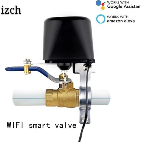WiFi Smart Gas Valve Water Valve Smart Home Automation Control Valve Voice control Work With Alexa and Google Home ,IFTTT
