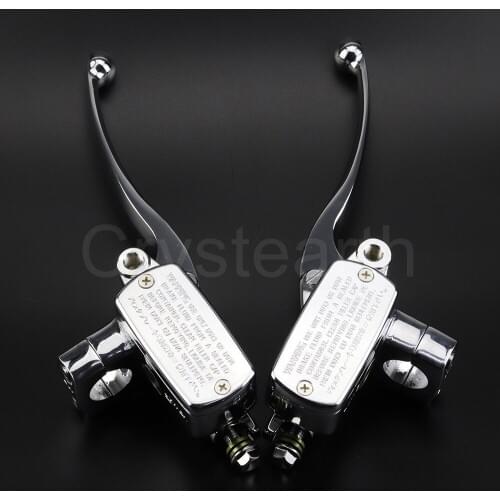 1" 25mm Universal Motorcycle Brake Master Cylinder Hydraulic Clutch Levers For Honda VTX1800 VTX600 Shadow VT600 VT750 Steed 400