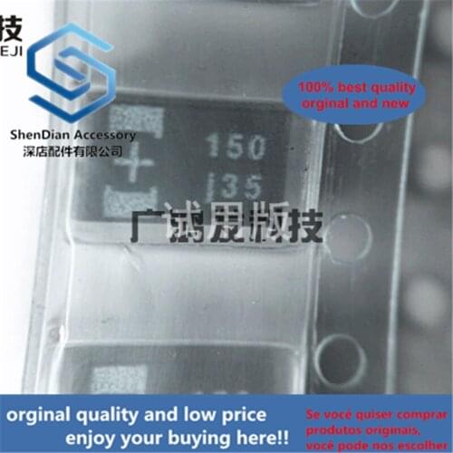 10pcs 100% orginal new 6TPB150M SMD SMD polymer tantalum capacitor 6.3V150UF D type 7343 2917