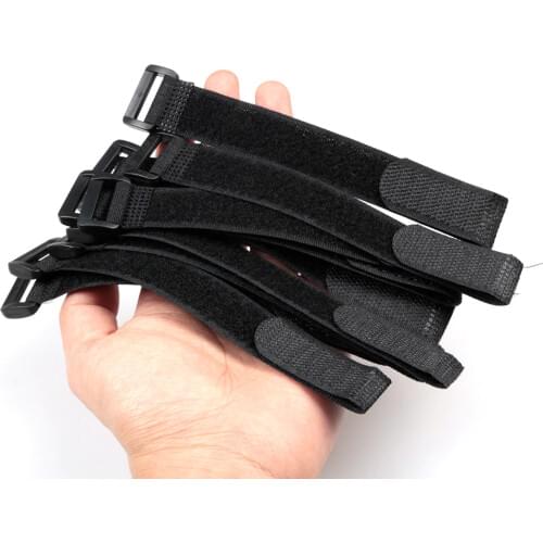 10 Pcs Fishing Rod Tie Holder Strap Suspenders Fastener Hook Loop Ties Fishing Rod Strapping Belt Outdoor Fishing Accessories