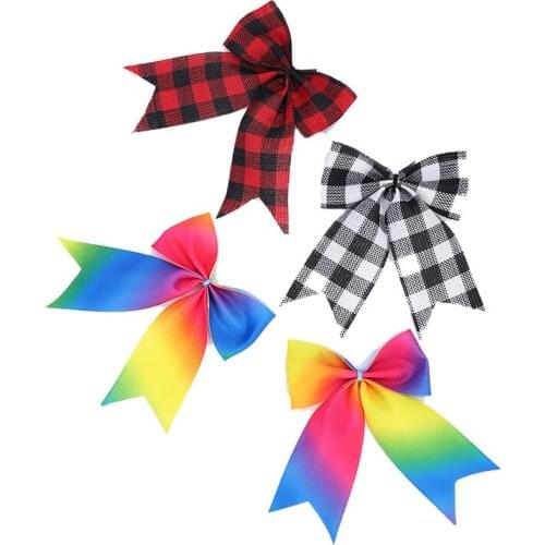 2pcs/5pcs/10pcs Christmas Decoration Swallowtail Flower Bowknot Handmade DIY Clothing Shoes And Hats Accessories
