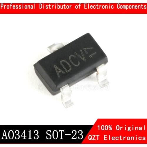 20pcs AO3413 SOT-23 SOT23 original authentic P-channel MOS -20V -3A