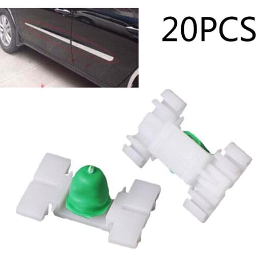20 Pcs Exterior Door Side Fender Body Fastener Moulding Trim Clips For BMW E46 E36 Plastic Car Clip Fastener For BMW E36 E46