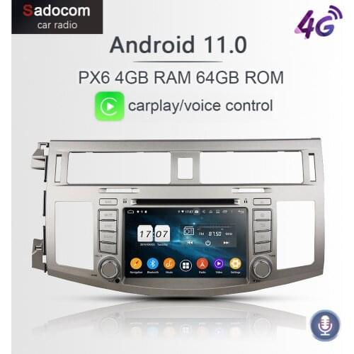 720P PX6 Android 10.0 Car DVD Player For Toyota Avalon 2008 2009 2010 4GB RAM+ 64GB ROM car radio RDS auto RADIO GPS Glonass Map