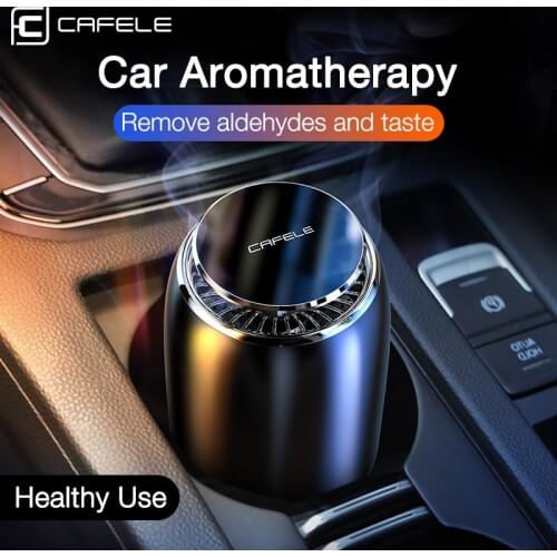 Cafele Alloy Car Air Freshener Smell in the Car Perfume Aromatherapy For Auto Interior Accessories Aroma Diffuser Dashboard