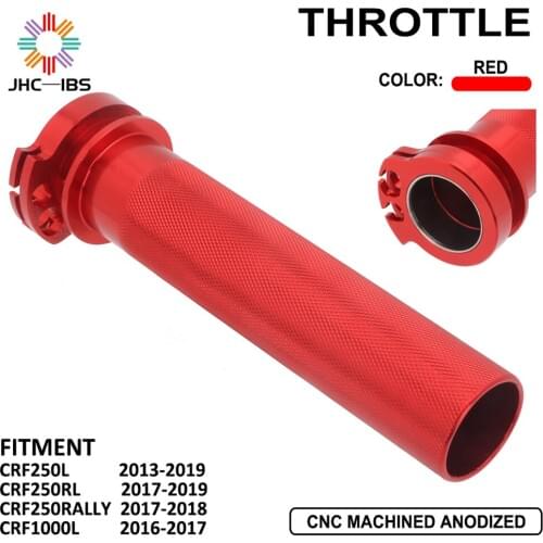 CNC Throttle Tube Twist For Honda CRF250L 13 14 15 16 17 18 19 CRF250RL 2017 2018 2019 CRF250 RALLY 17-18 CRF1000L 16-17