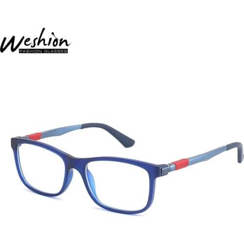 Kids Anti-blue Light Glasses Aluminum Magnesium TR90 Prescription Glasses 0 Degree Computer Glasses Electronic Screen Eyewear
