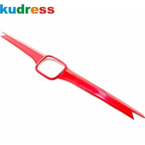 For Honda Accord 10th Ge 2018 2019 2020 Carbon Fiber Rear Trunk Lid Cover Trim Tailgate Decoration Strip Stickers Car Styling