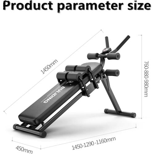K2028 the healthy abdominal machine fitness equipment Indoor Portable Sit-up Bench Machine for Men Folding Sit Up Benches