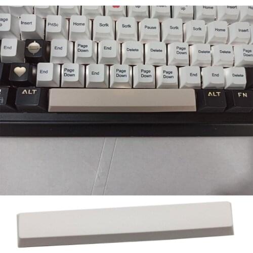 1Pc Gaming Keycaps Durable PBT 6.25U Space Keycap Cherry Profile Dye-Subbed Keycap for Mechanical Keyboard Customized Keys