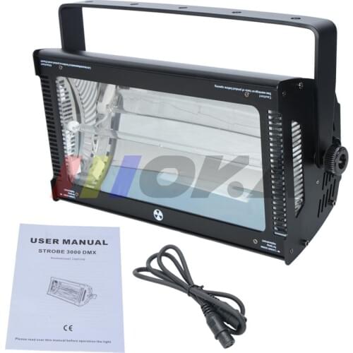 Atomic Power Xenon DMX 3000w strobe light DMX Stage Flash Lighting Equipment 220v 3000W DMX Strobe Flash Light