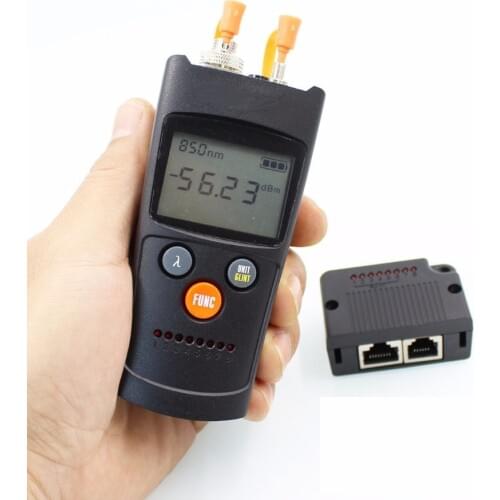 MT-7602 4 in 1 Fiber Optic Power Meter Red Light Fiber Optic Visual Fault Locator and Network Cable Tester