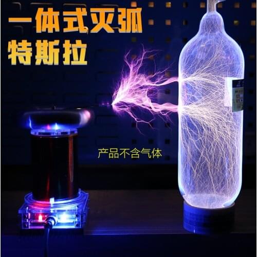DIY Music Tesla Coil SSTC High-frequency Generator Ignition Lightning Model Driver Board Integrated Arc Extinguishing Tesla