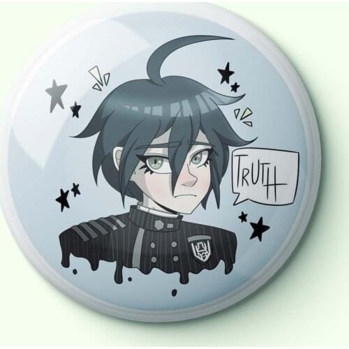 Danganronpa V3 Shuichi Saihara vhj Soft Enamel Pin Creative Hat Badge Lover Cute Metal Collar Jewelry Clothes Lapel Pin Brooch