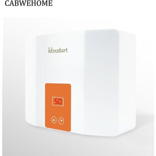 Mini Water Heater Instant Electric Hot Water Shower Digital Display Touch Control For Kitchen & Bathroom Sink Faucet Tap 110V