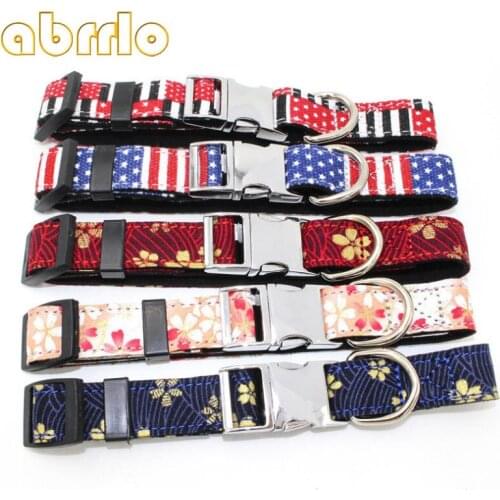 Dog Collar Personalized Fashion Cozy Pet Dog Tag Collar Custom Adjustable Puppy Name ID Collars For Medium Large Dogs Engraved