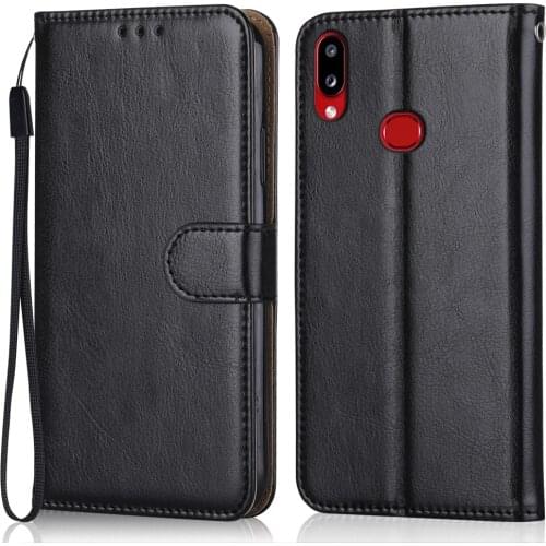 Folio Luxury Leather Case for On Samsung Galaxy A10s A107 A107F SM-A107F SM-A107 6.2'' Wallet Stand Flip Case Phone Bag