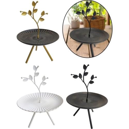 Nordic Dessert Table Cake Plate Candy Fruits Dining Plate Tall Tray Stand Kitchen Storage Supplies Ornament