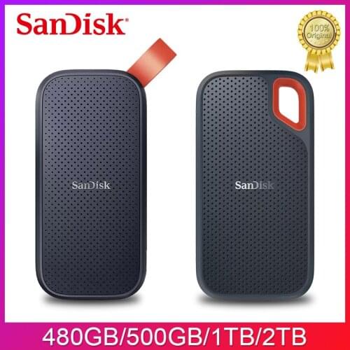 SanDisk SSD USB3.2 E30 mobile solid state drive 480GB 1TB 2TB USB3.1 E60 external hard USB-C for Laptop Mobile Hard Disk HDD