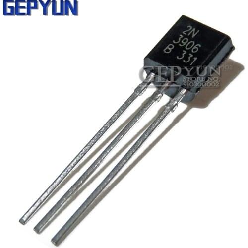 100PCS 2N3906 TO-92 TO92 0.2A 40V PNP Transistor Gepyun