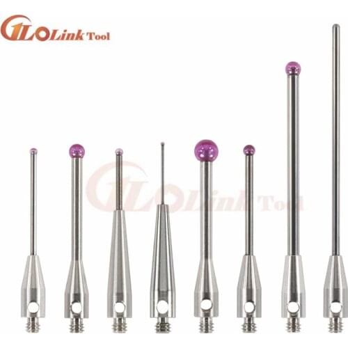M2M3 three-dimensional styli Three-dimensional probe ruby stylus 0.5/1.0/1.5/2.0/3.0 Measurement Parts Gauge