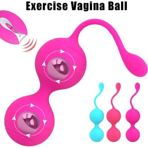 G Spot Vibrator 10 Speed Tighten Ben Wa Balls Silicone Sex Toy for Women Vagina Muscle Trainer Kegel Vaginal Ball