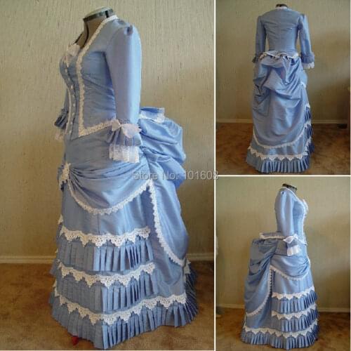 Victorian Corset Gothic/Civil War Southern Belle Ball Gown Dress Halloween dresses US 4-16 V-1426