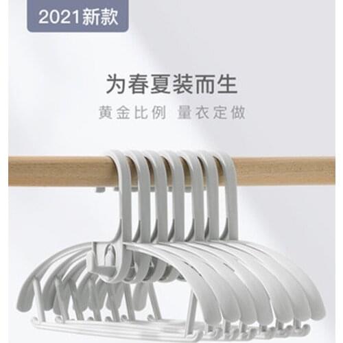 10pcs/lot Clothes Hangers Heavy Duty Plastic Hanger Stackable Thick Strong Standard Closet Clothing Hanging with Hook for Scarve