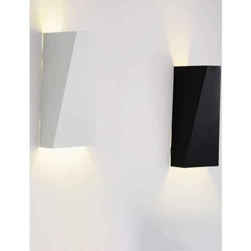Modern Minimalist Double Geometry 10W LED Wall Lamp Bedside Lamp Indoor Wall Hanging Lamp SMD 5730 AC 85-265V