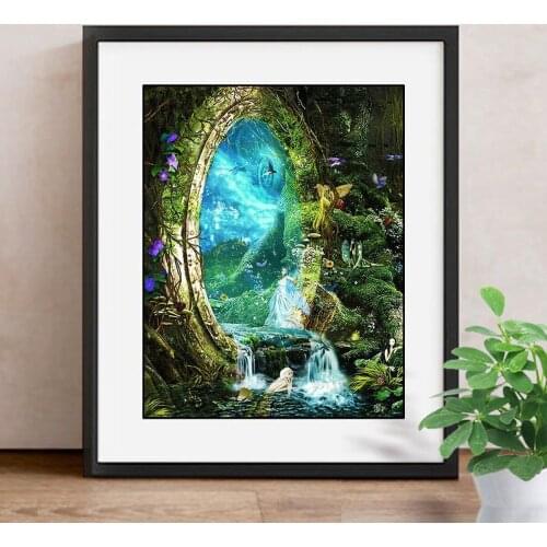 Diamond Embroidery Sale 5D DIY Diamond Painting Landscape Picture Of Rhinestone Mosaic Wonderland Decor Home