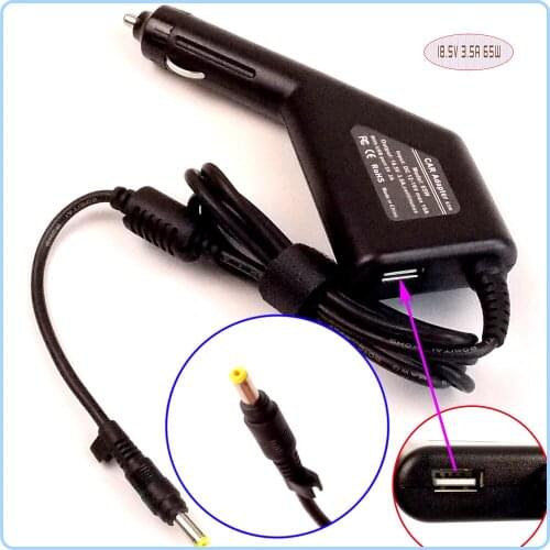 Laptop Car DC Adapter Charger Power Supply + USB Port for HP Pavilion DV5100 DV5200 DV6000 DV8000 DV8100 DV8200