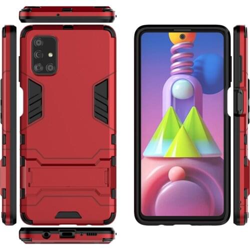 Kickstand Cases For Samsung Galaxy M51 Case Shockproof Armor TPU + PC Tough Cover for Samsung M51 M 51 SM-M515F/DSN 6.7'' Coque