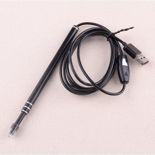 Digital LED Otoscope Ear Spoon Endoscope HD Visual Camera Scope Earwax Removal Cleaning Kit Tool for PC MAC Phone