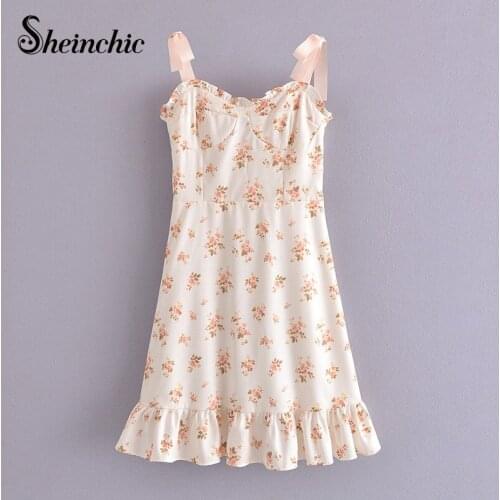 Elegant Ruffles Strapless Mini Dresses for Women 2021 Summer Sexy Bohemian Beach Dress Chiffon Vestido Casual