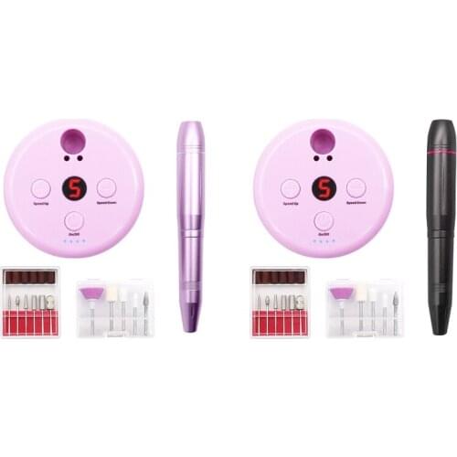 Electric Nail Drill Set USB Manicure Pen Sander Polisher Pedicure Manicure Milling Cutters Polish Remover Nails Sander