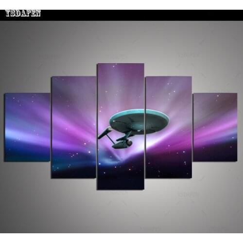 HD print olieverf Film modulaire foto Scenery poster kind room decor woondecoratie 5 stks canvas art z418