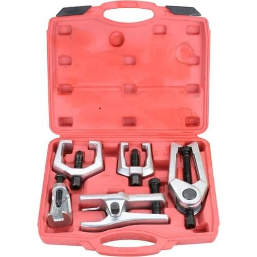 Plastic Box 5pcs Ball Head Disassembly Tool Joint Separator Sucker Rod Puller Car Repairing Drilling Special Toolkit 5UDS