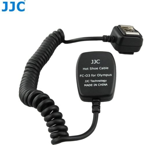 JJC 1.3m TTL Off Camera Flash Cords Sync Remote Light Focus Cable for OLYMPUS/Panasonic Cameras Flashes